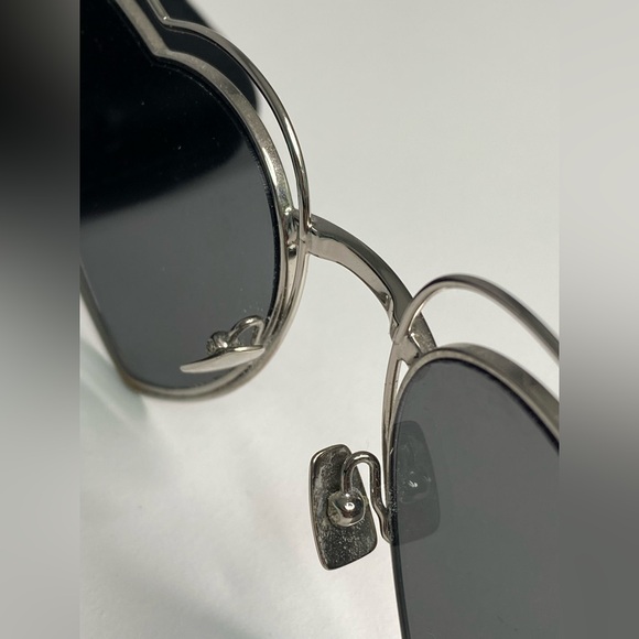 Luxury $600+Tax SAINT LAURENT YSL SL LOULOU Heart Shape /Black Grey Sunglasses main image 10